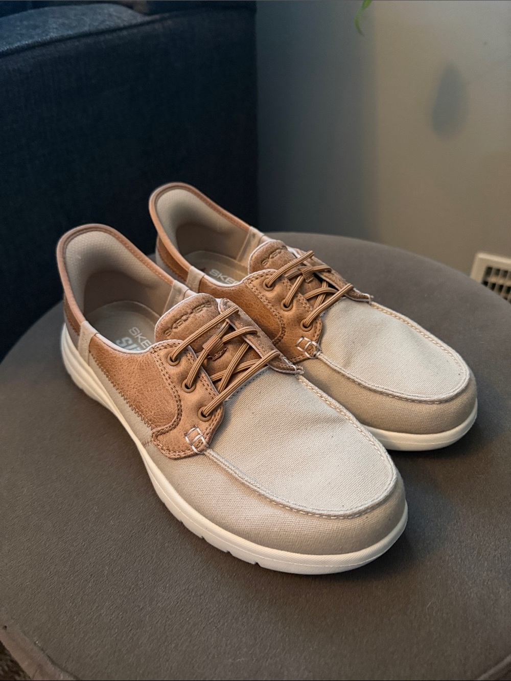 Skechers Slip-Ins On-The-Go Flex Radiant Sandy Womens 8.5 Boat Shoe